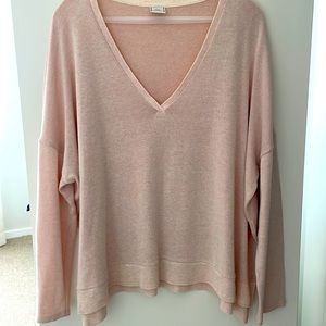 Zara soft pink sweater size L